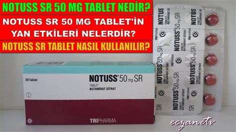 notuss 50 mg kullananlar